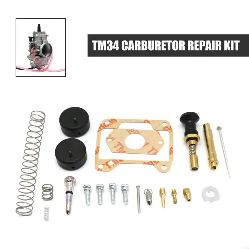 Motorcycle Carburetor Repair Rebuild Kit For Mikuni TM24 28 30 32 34mm Carb Durable Motorbike Accessories