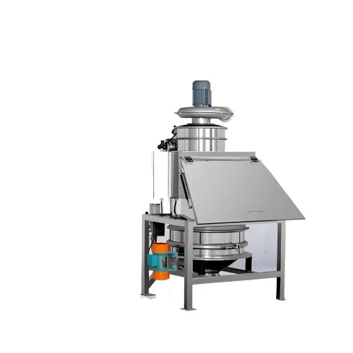 

Food Industry Powder Feeder with Cyclone Dust Collector Dust Prevention Feeding Station Bag Removal System for Powder Materials