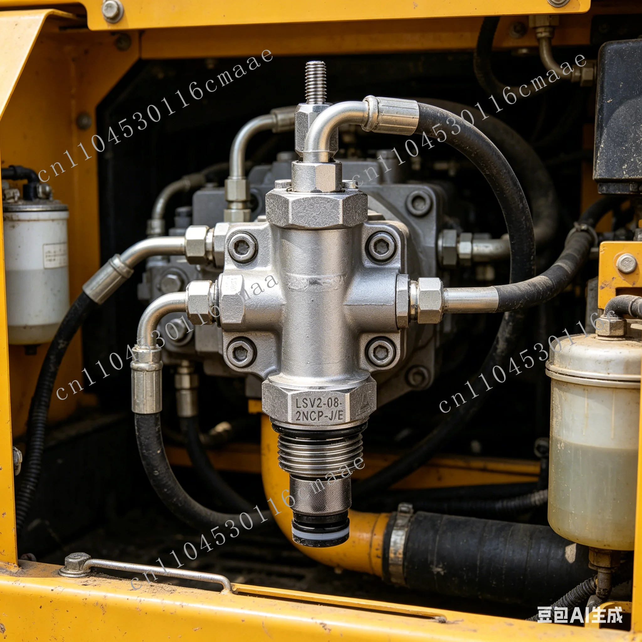 LSV2-08-2NCP-J-24V Thread Cartridge Valve Two-Position Two-Way Solenoid Valve Normally Closed Type CN