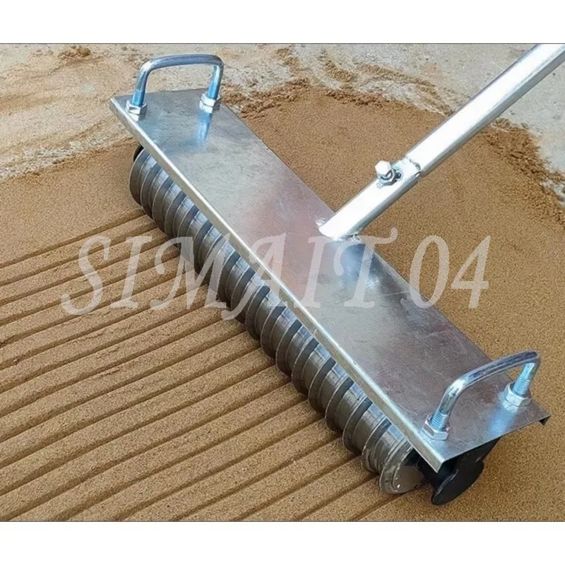 concrete finishing tools 2-6 meter handle length concrete tools for surface rough lines and stamp making