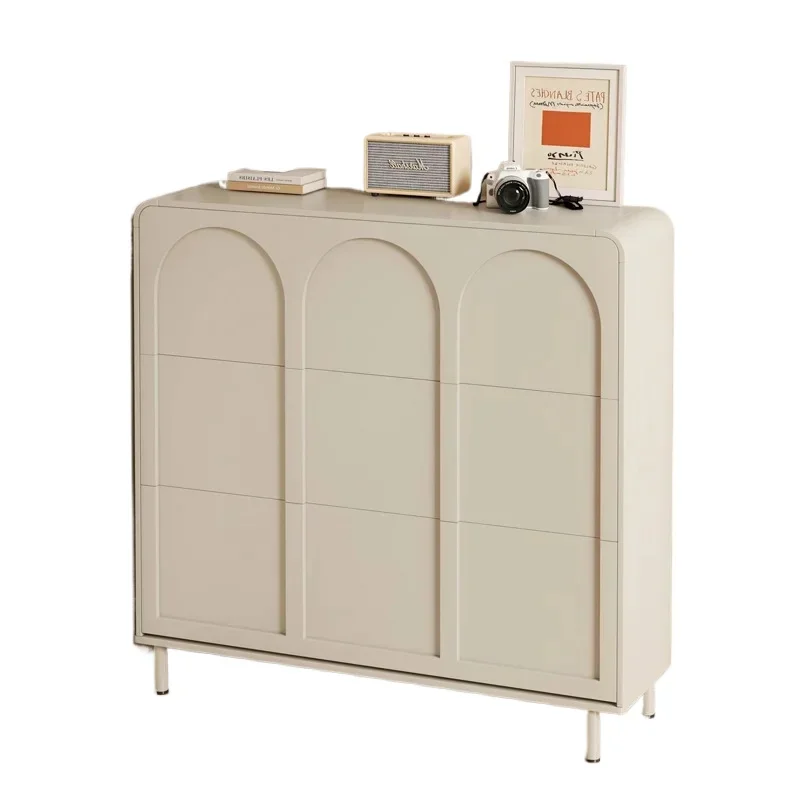 

Shoe cabinet entrance household tipping bucket 2023 new storage space saving