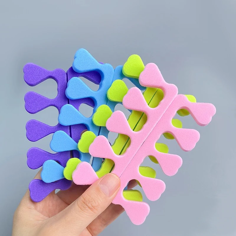 

Toe Separator Pedicure Foot Care Tools Nail Supplies Finger Professional Pedicure Accessories EVA Toe Spacers Spreaders
