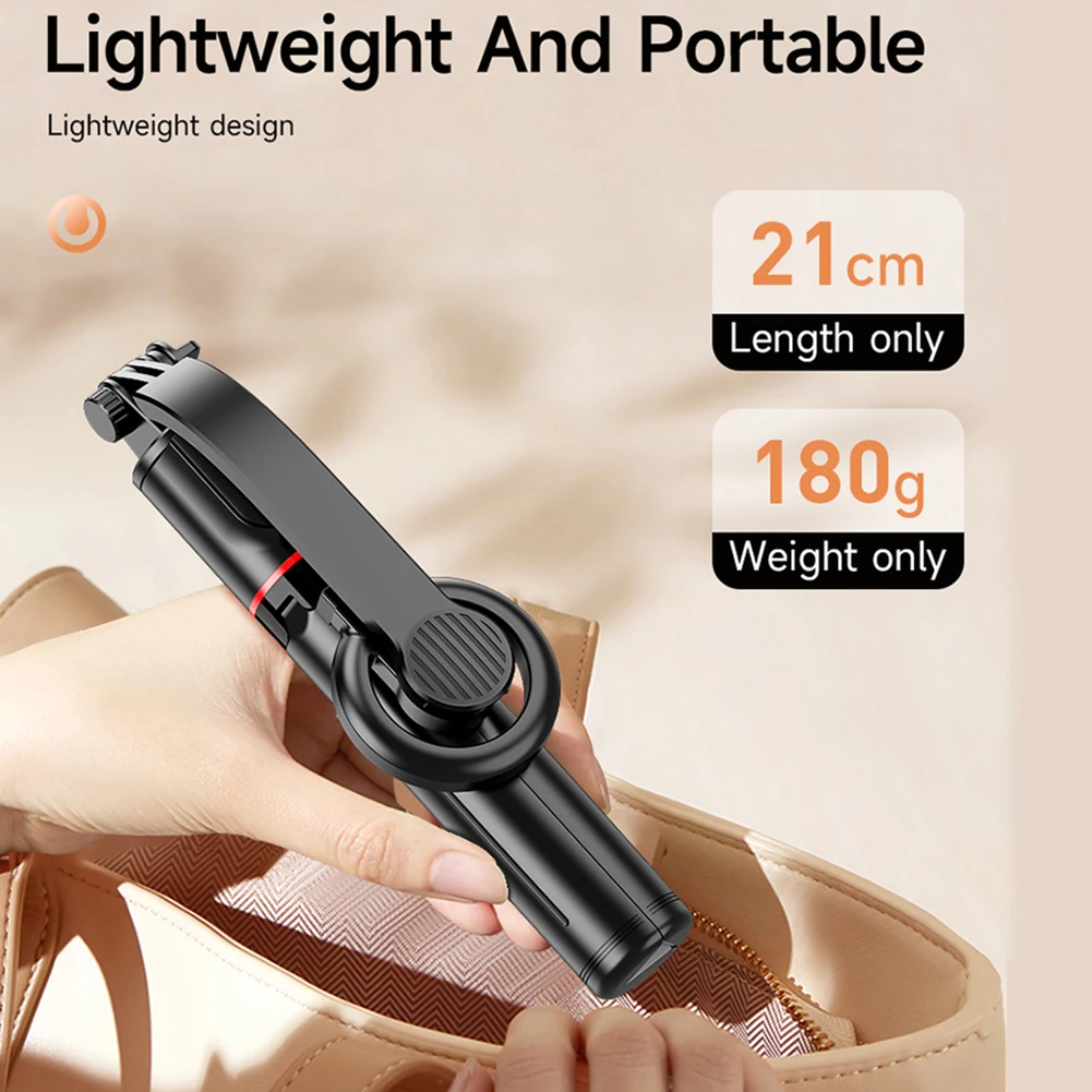 Trépied de perche à selfie magnétique en alliage d'aluminium, perche à selfie durable pour mariage et voyage, degré d'usure