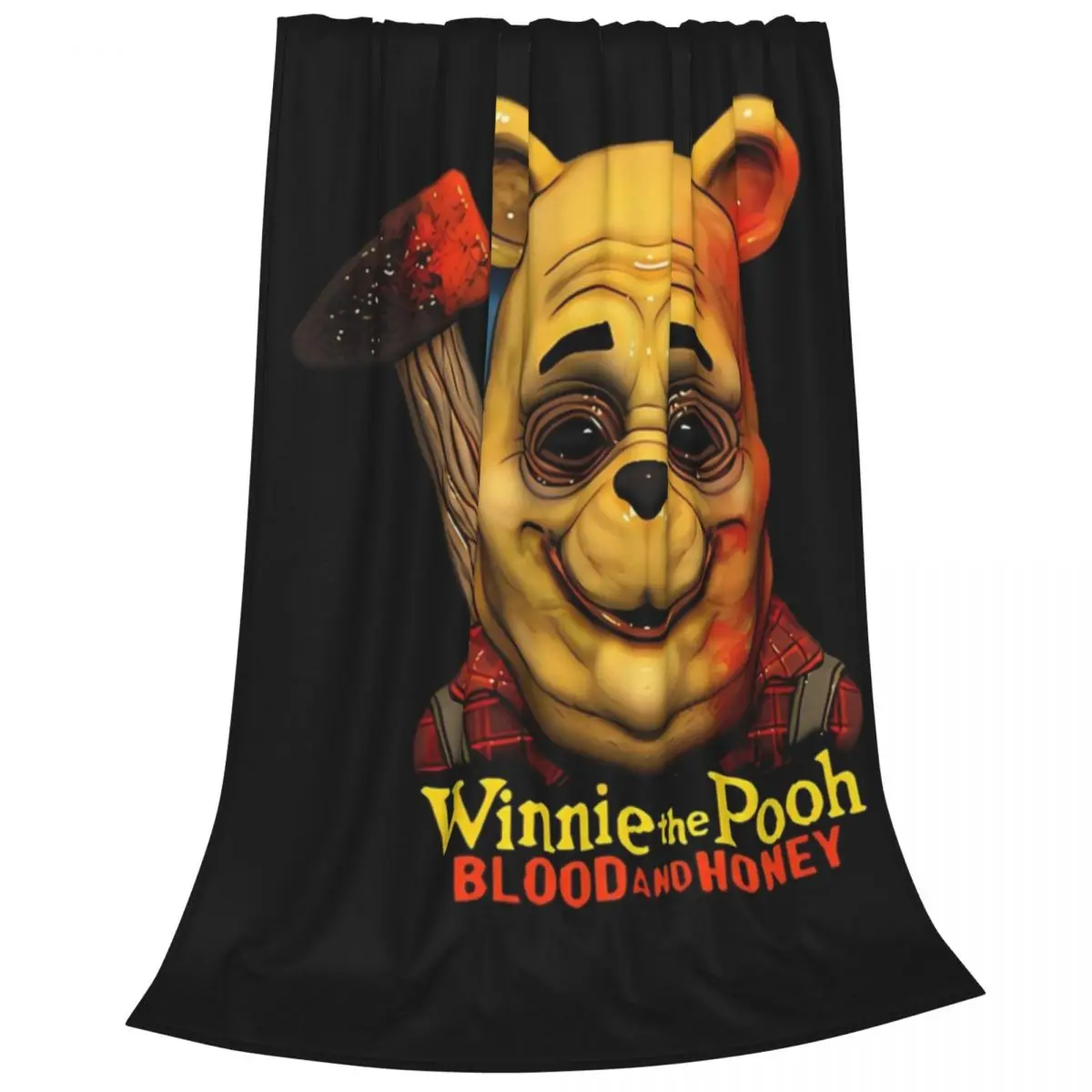 Winnie The Pooh Durable Flannel Blanket Easy Care Fleece Throw for Home Decor and Cozy Evenings with Family and Friends Together