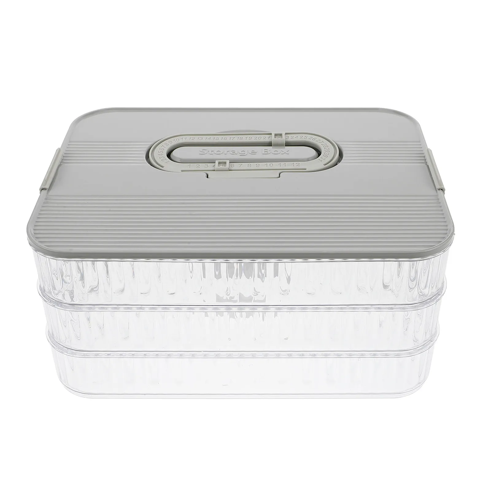 Multilayer Lunch Meat Container for Refrigerator Bacon Cold Cuts Storage Detachable Design Insulated Freshness Retention