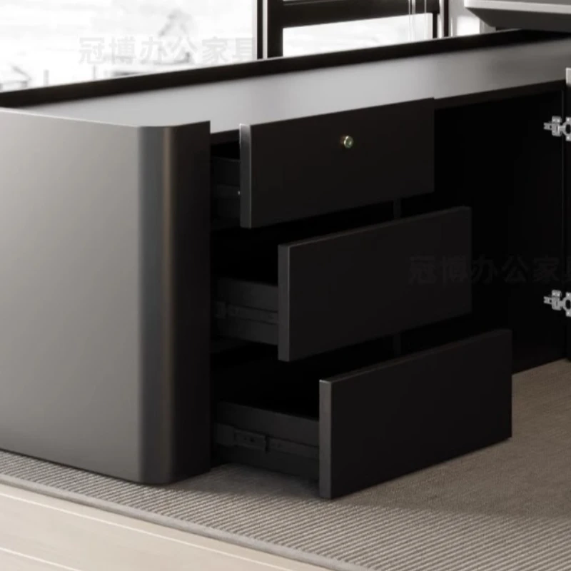 

Роскошные игровые и офисные столы для работы, компьютерные столы в скандинавском стиле с выдвижными ящиками, элитные атмосферные офисные столы для руководителя