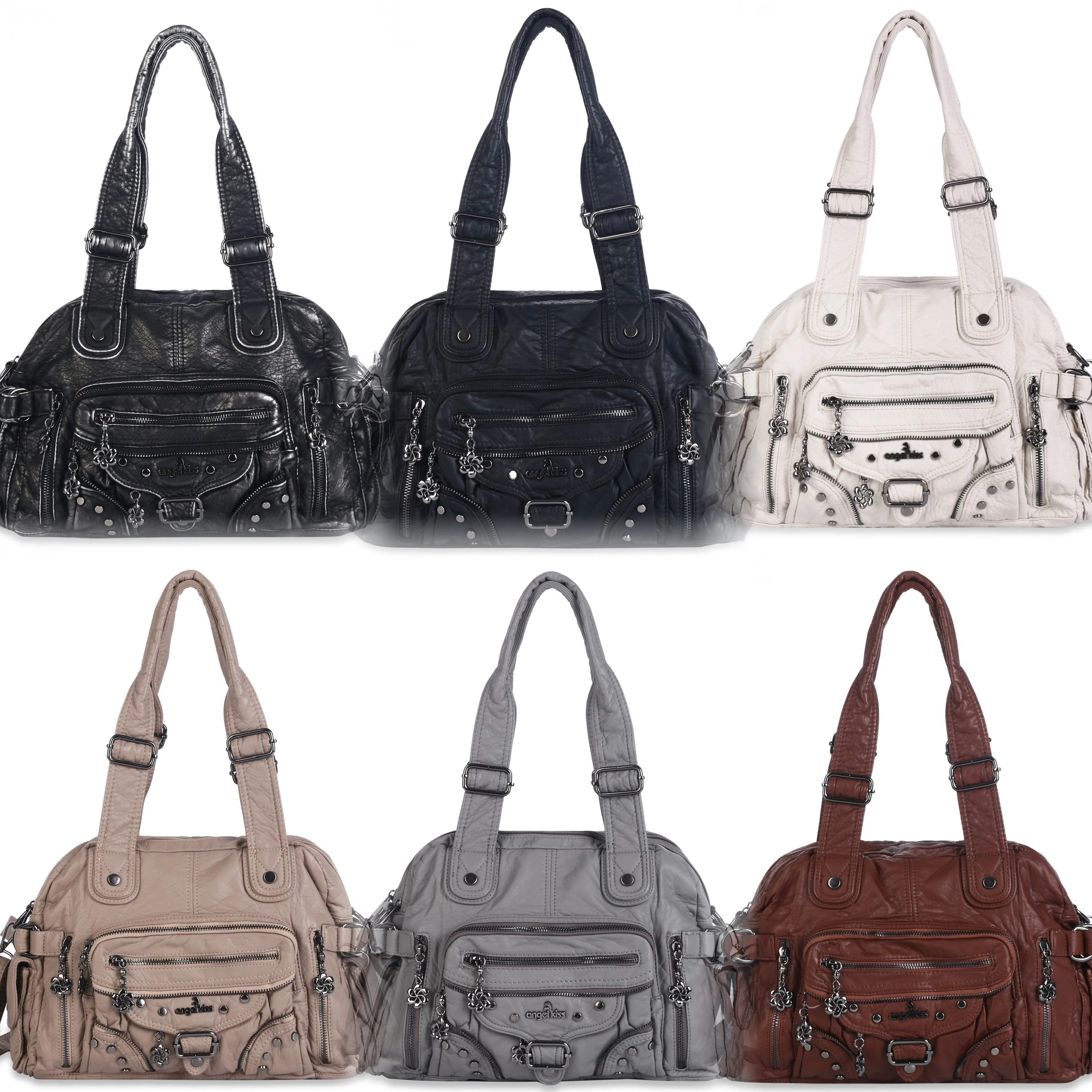 

Original Design Retro Hot Girl Subculture Punk Underarm Shoulder Crossbody Tote Bags for Women Сумка Женская Hot Selling