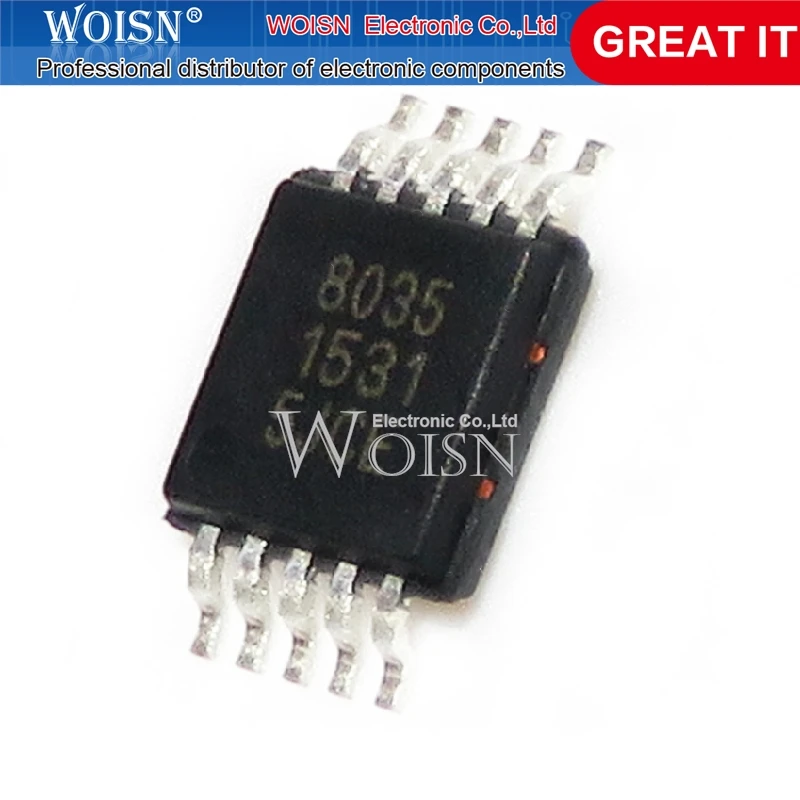 10 Stuks QN8035-SANE 8035 MSSOP-10