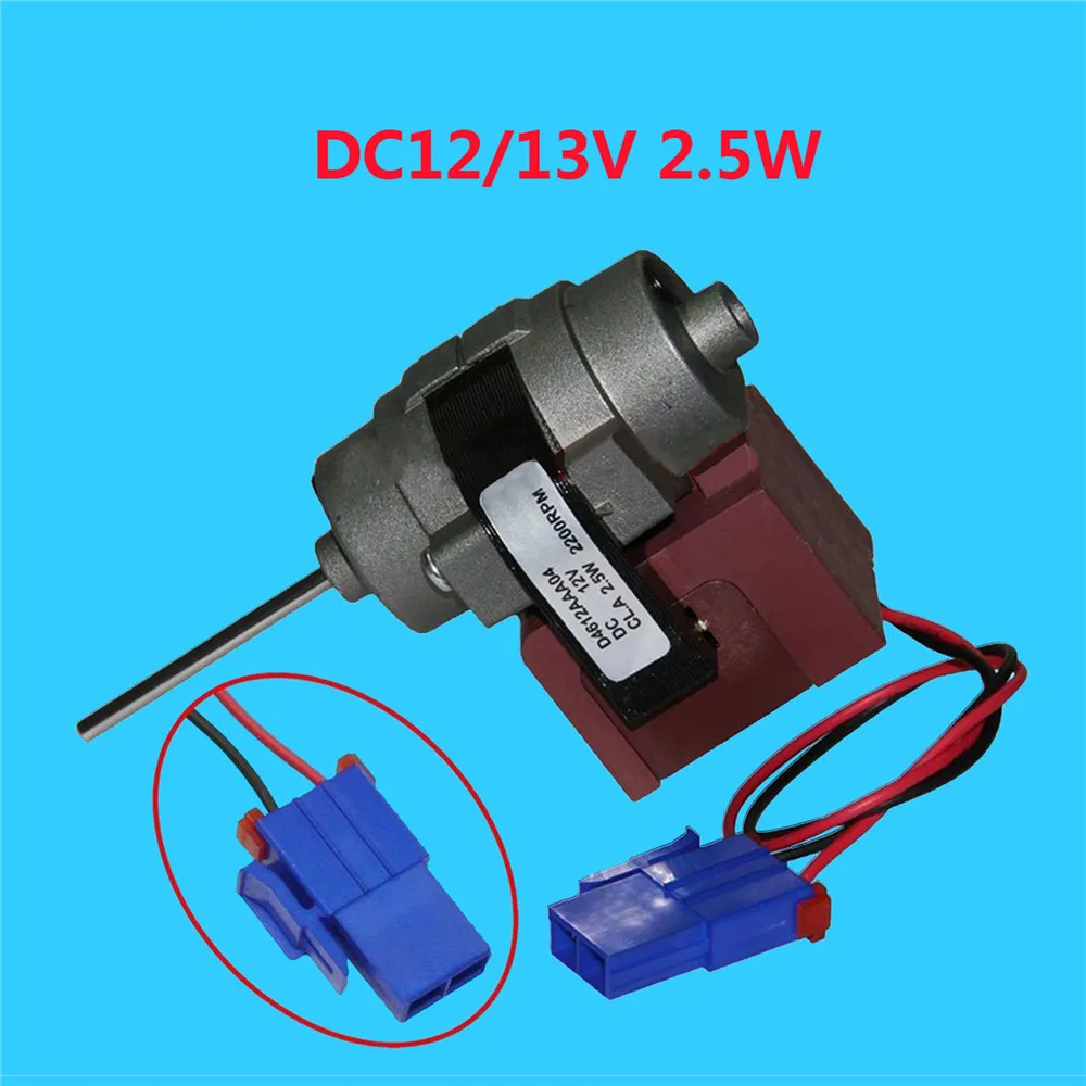 Frozen Cooling DC Motor D4612AAA21 Single Fan Motor 13V 3.3W/ 12V 2.5W For Bosch Daewoo Siemens Double Door Refrigerator