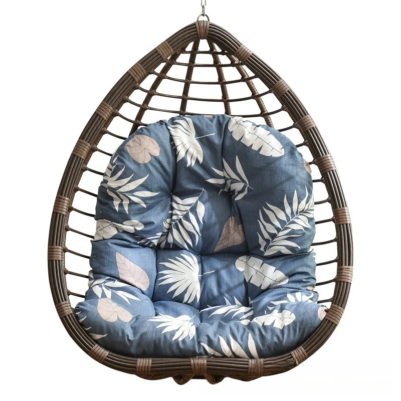 Hangstoelzitting & rugkussen, binnen- en buitenschommelstoelkussen, zacht ontspanningskussen voor tuin- en patiohangstoel