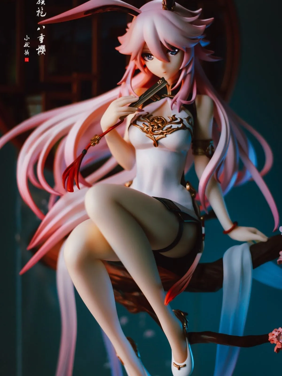 22CM Yae Sakura Popular Shooting Action Game Collapse Gakuen Fantasy Sitting Position Desktop Collection sexy anime figure dolls