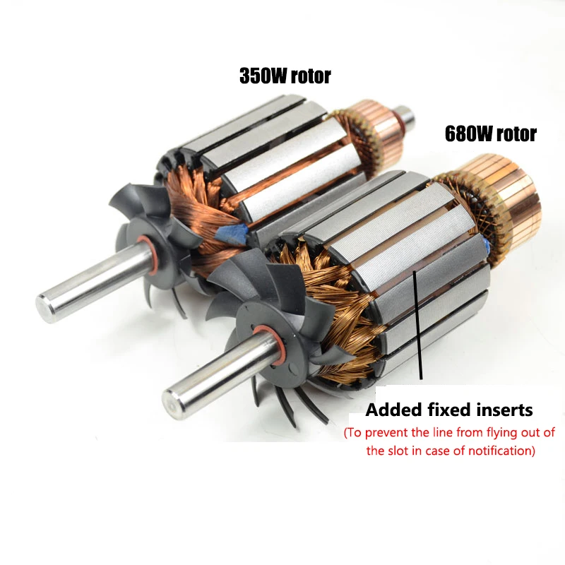 Imagem -03 - Motor dc de Alta Velocidade com Rolamento Rotativo Ventilador e Ponte Retificadora cw Ccw 220v 680w 7000rpm