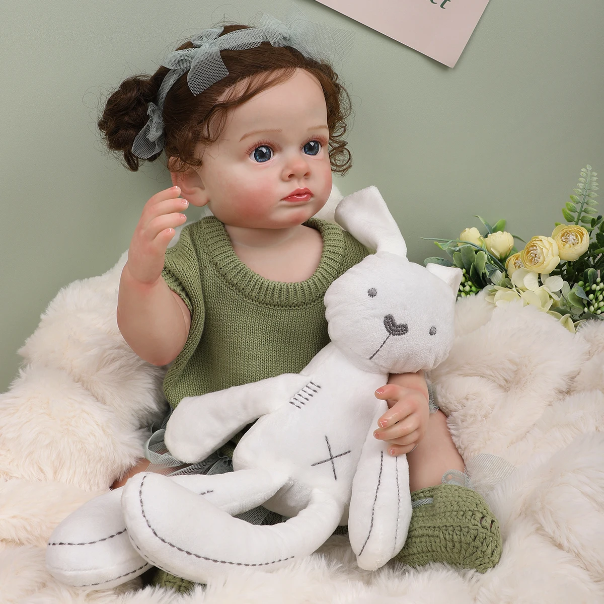 reborn-bratoy-baby-doll-55cm-blue-eyes-silicone-body-with-a-plush-rabbit
