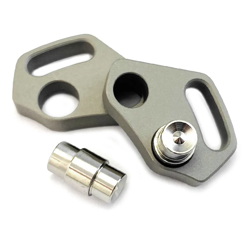 CNC Stonewash Titanium Alloy Knife Replacement Hanging Rope Part for Chris Reeve Large Sebenza 21/31 Knives DIY Make Accessories
