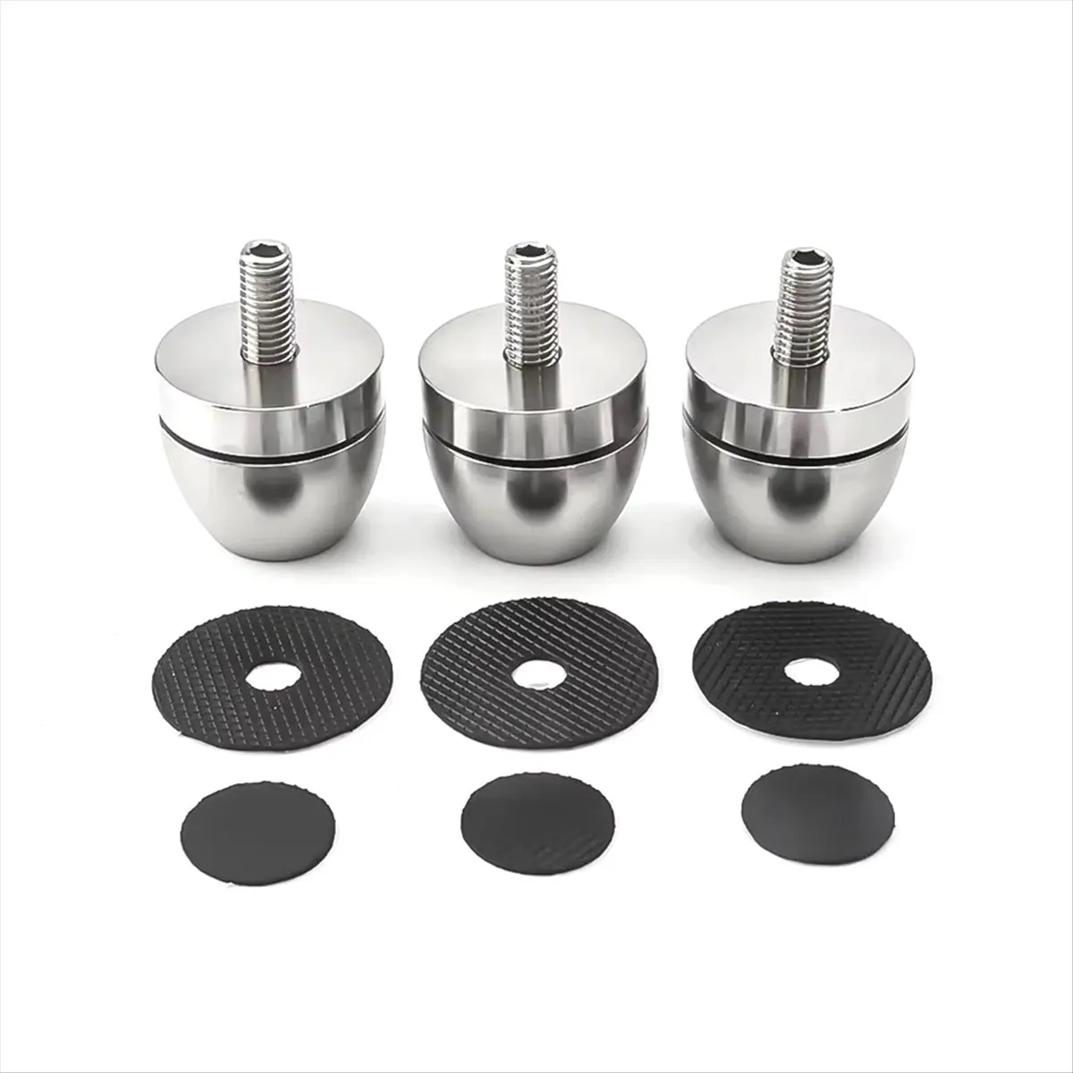 [HUND Store]~Audio Amplifier Dampers, Stainless Steel Isolation Spikes Stand for Speaker Chassis