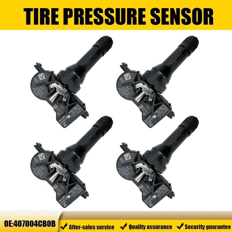 

1/4PCS 433MHZ Tire Pressure Monitor System Fit For Renault KADJAR Twingo Nissan X-Trail Replacement For 407004CB0B,407004CB0A