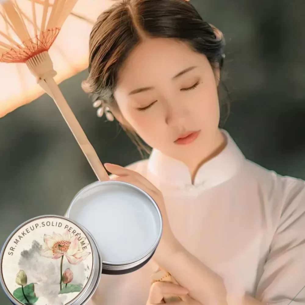 Solid Perfumes Body Aroma Portable Solid Balm Long-Skin Fragrance Fresh and Elegant for Women Fragrances Deodorant Chinese Style