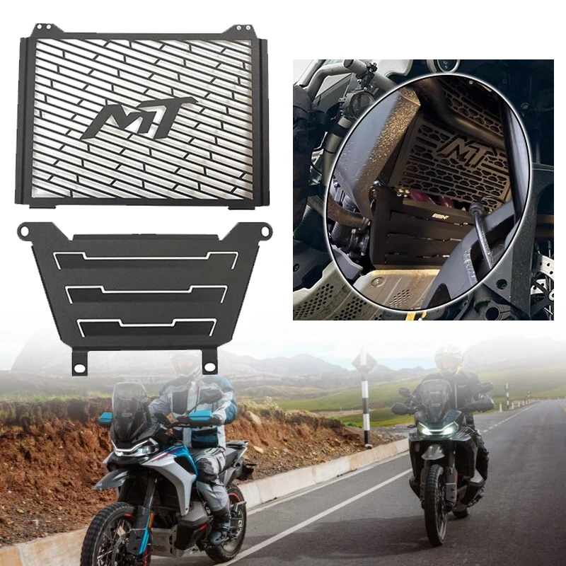

Fit For CFMOTO 800MT 800MT 800 MT 2021-2025 Motorcycle Accessories Radiator Guard Engine Radiator Upper&Lower Protective Covers