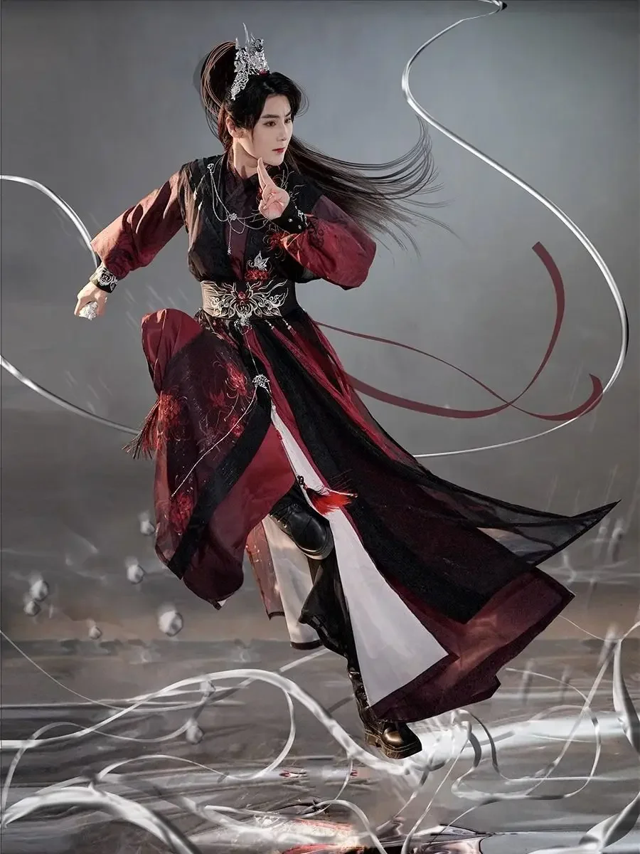 The Scum Villain's Self-Saving System Anime Luo BingHe Cosplay Costume Ancient Costume Cosplay Wig Shoes Prop For Halloween Suit