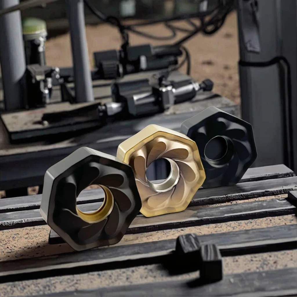 آلات الطحن باستخدام الحاسب الآلي إدراج قاطعة طحن الوجه مع دعم OEM الطلاء