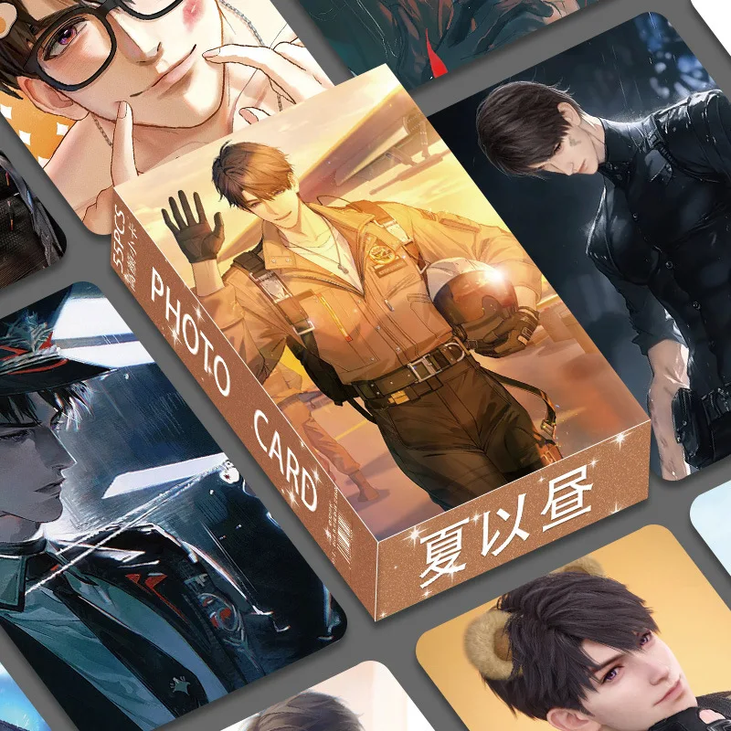

55Pcs Love And Deepspace Game Lomo Card Caleb XIAYIZHOU Character HD Photo Cards Fans Collection Gift Card Wholesale