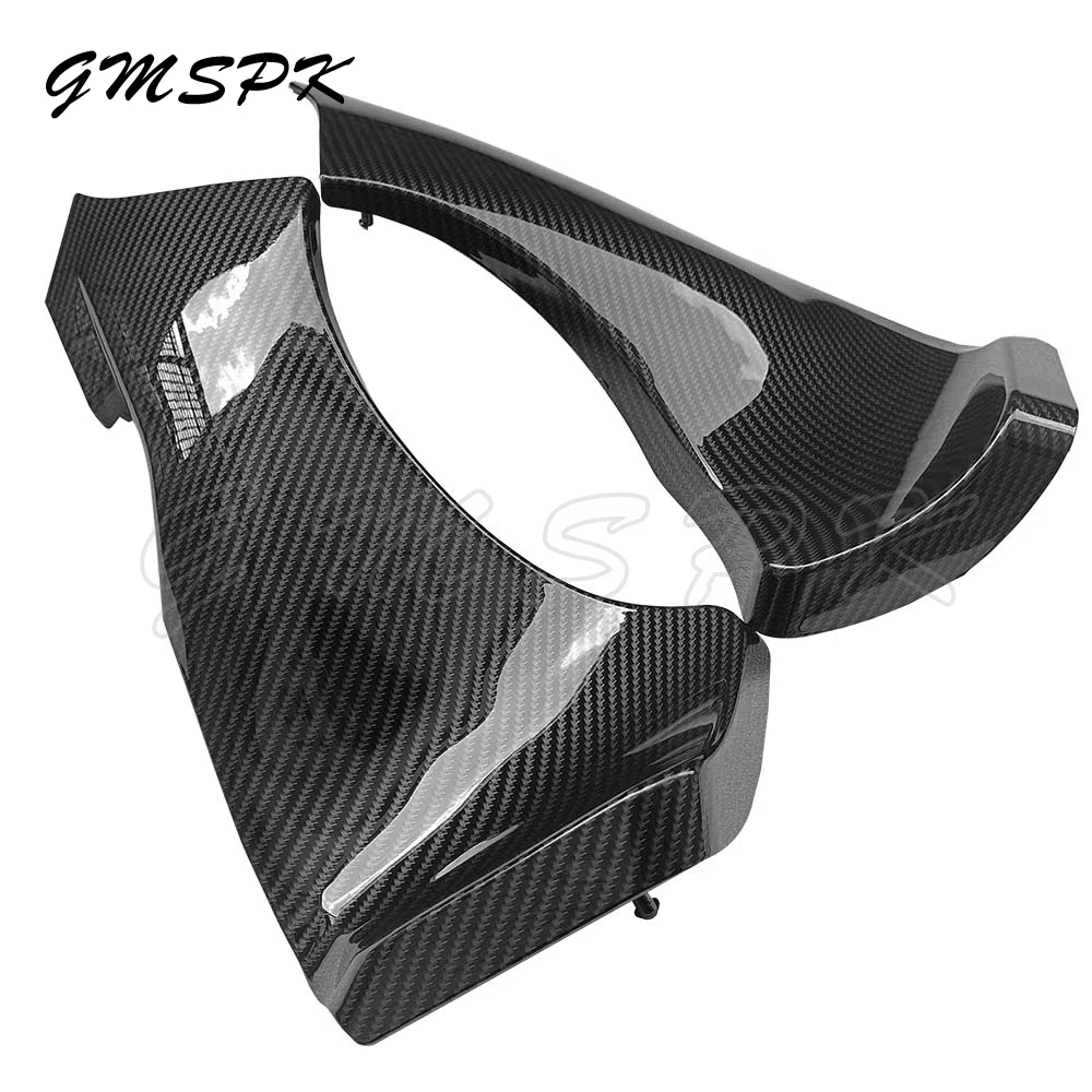 Motorcycle Fairing Panel Infill Air Duct Side Cover Carbon Fiber Style Cowl Fit for KAWASAKI Ninja ZX6R ZX636 2005 2006