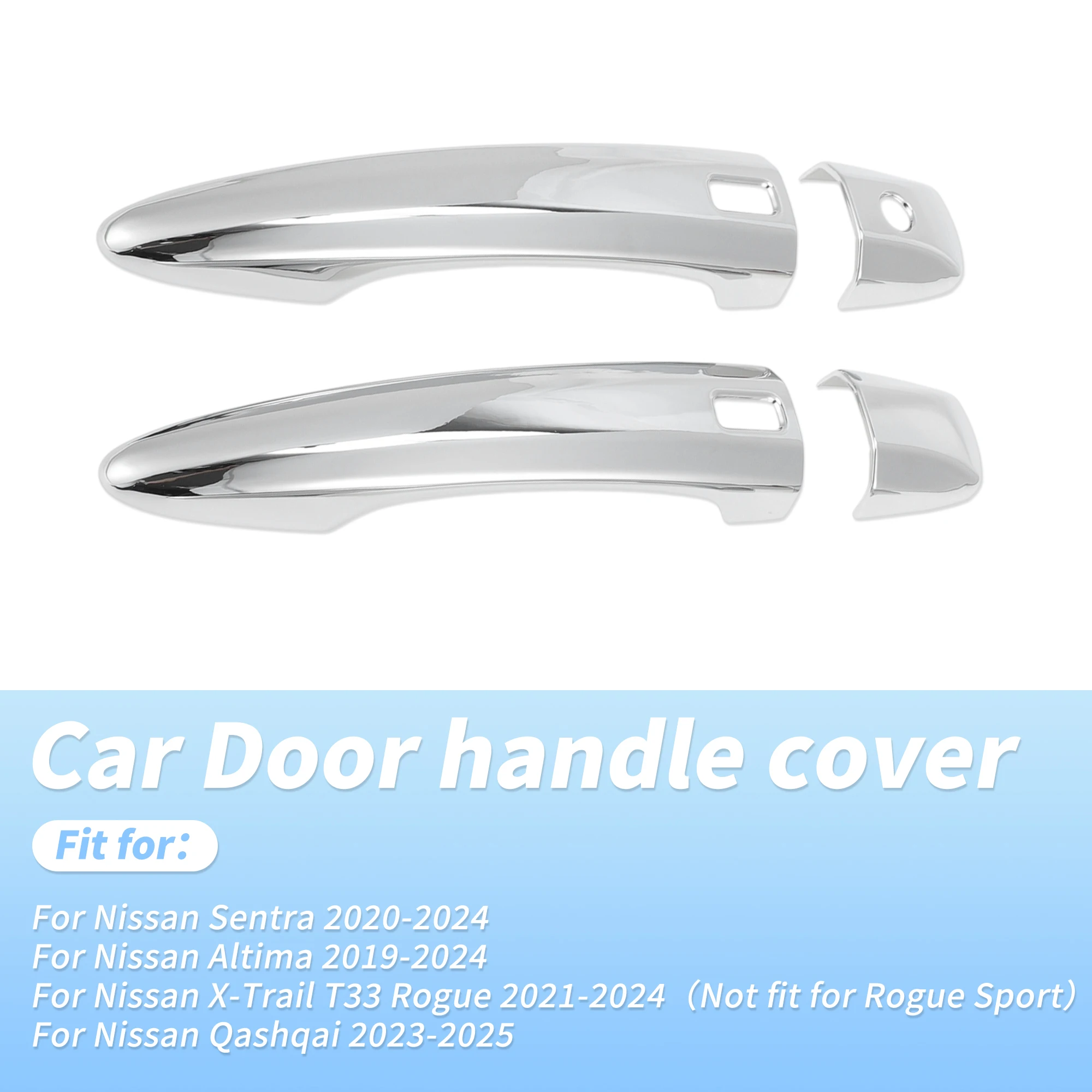 

Защитная крышка дверной ручки UXCELL для Nissan Sentra Altima X-Trail Qashqai Chrome