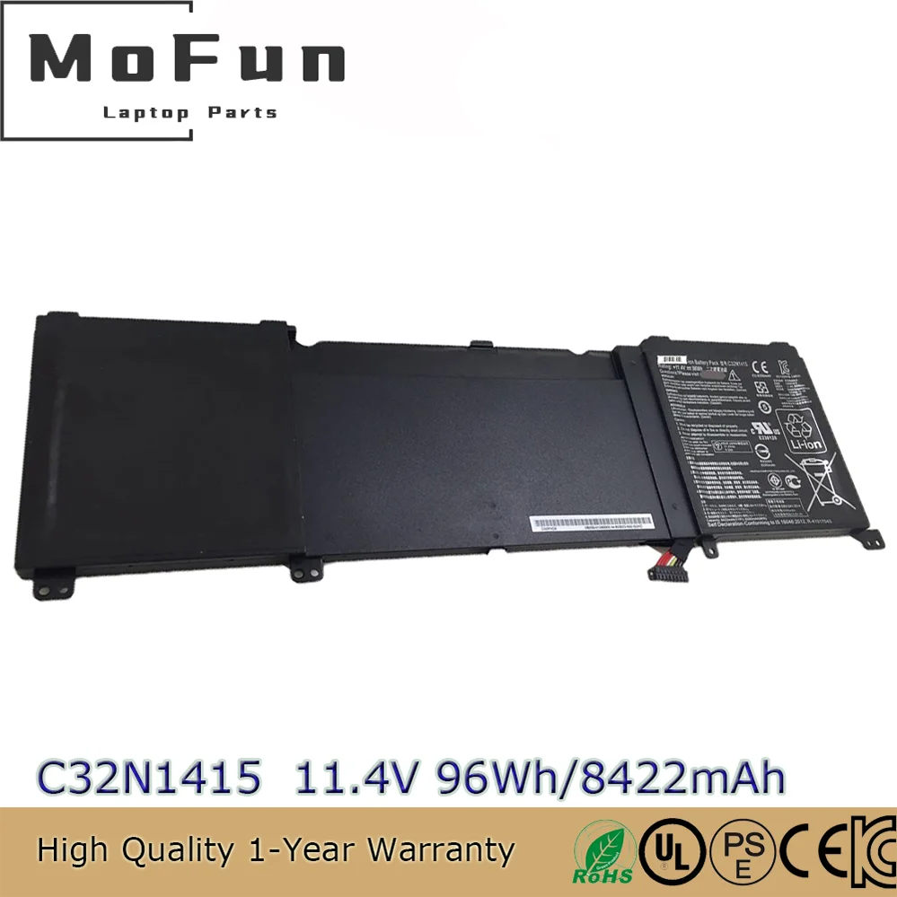 

Original C32N1415 11.4V 96Wh Notebook Battery for Asus ZenBook Pro UX501JW UX501LW G501JW G601JW