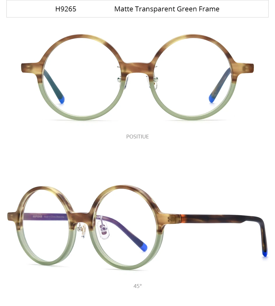 HEPIDEM Acetat Brille Rahmen Männer Marke Designer Runde Frauen Nerd Brillen japanische handgemachte Brille Vintage Brillen 9158 – Detail 20