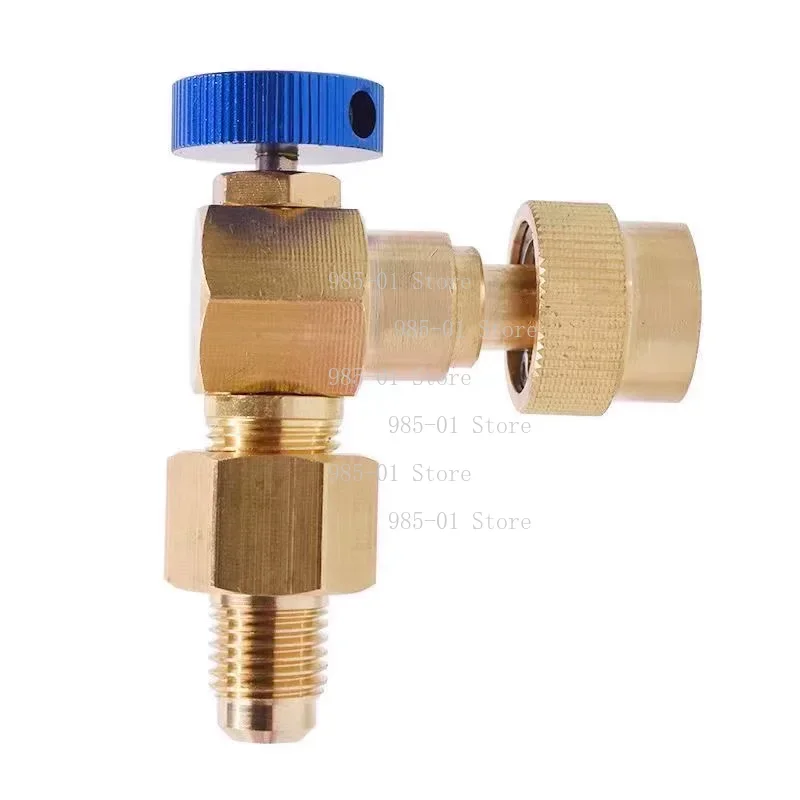 Fluoride Valve Adapter For R32 R410 Refrigerant Liquid Charging Tool