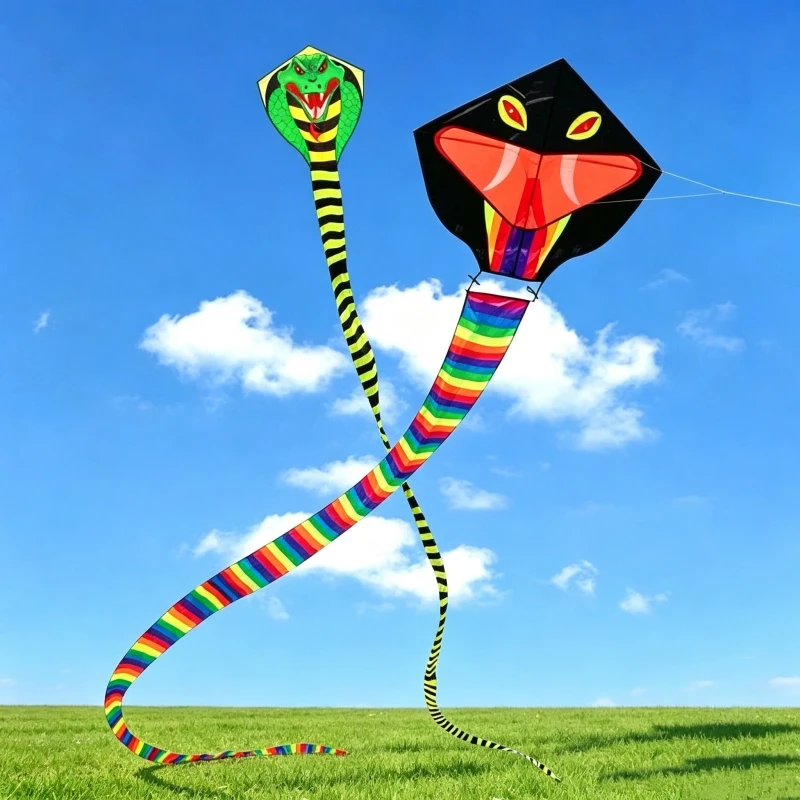15m Snake Kite Flying Dragon kites Adults kites Dinosaur Cobra kite Eagle Kites String line Winders Volantines Kite Flying Kite