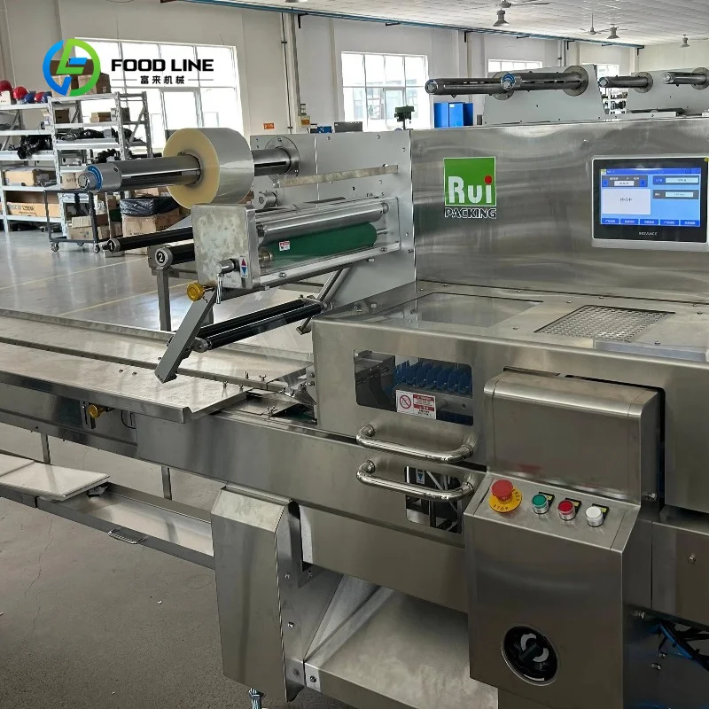 Customized High Speed Horizontal Pillow Packaging Machine Automatic Wrapping for Bakery Snacks Chocolate
