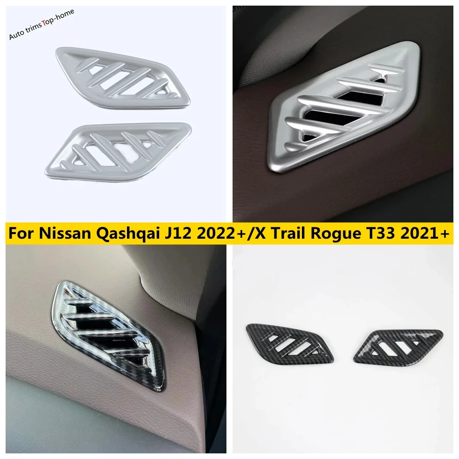 

Air Conditioner Outlet AC Vent Decor Frame Cover Trim For Nissan Qashqai J12 2022 - 2024 & X-Trail X Trail Rogue T33 2021 - 2024