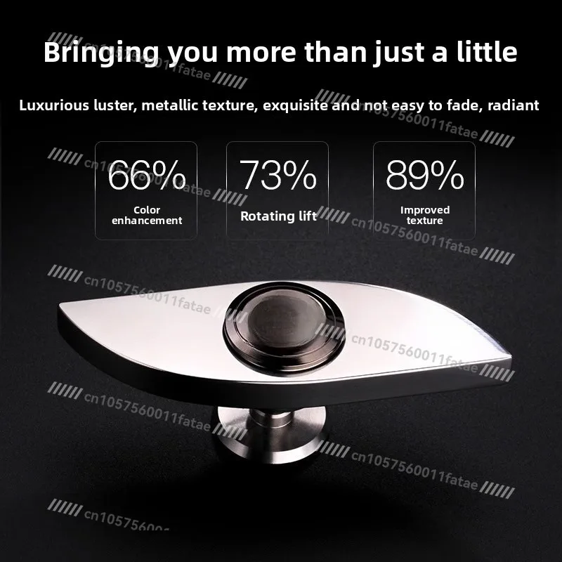 Premium Stainless Steel Finger Spinner Anti Anxiety Fidget Toy Smooth Spinning Stress Relief Gadget for Office Home view 4