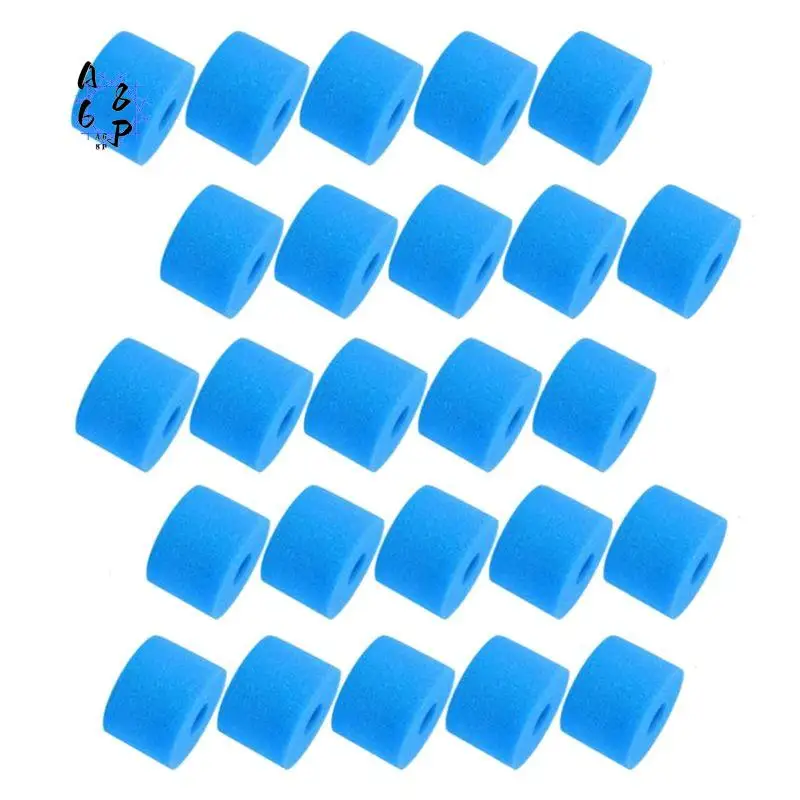 

A68P-For Intex Pure Spa Reusable Washable Foam Hot Tub Filter Cartridge S1 Type Swimming Pool Filter Sponge