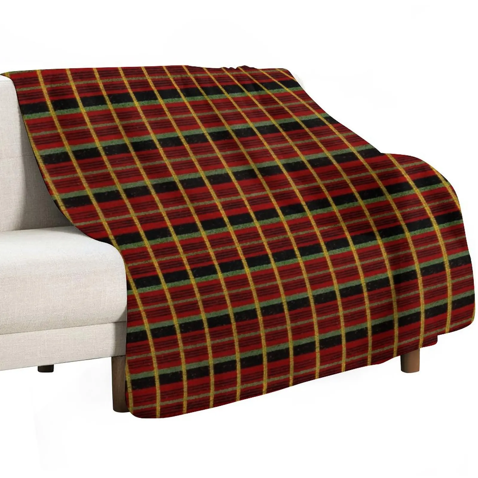 Routemaster - Seat Moquette - London Bus - 1959 Throw Blanket Bed Soft Thins Soft Beds Decorative Throw Blankets