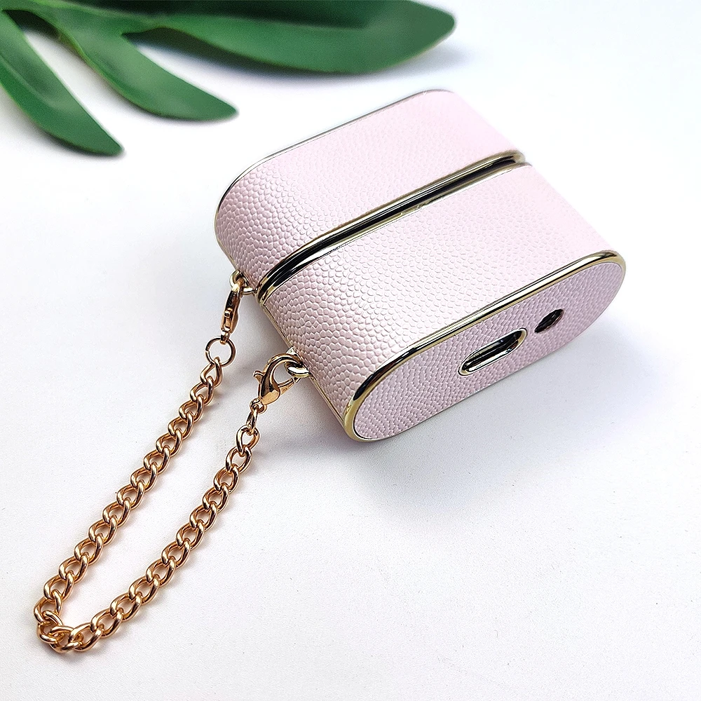 Estuche cilíndrico de cuero galvanizado para auriculares Galaxy Buds 3/3 Pro Buds Core/2/2Pro/Pro/Live/FE, tipo pulsera