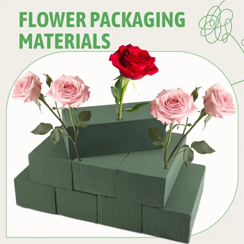 Top Sale 8 Pack Floral Foam For Fresh And Artificial Flowers,Dry And Wet Floral Foam Blocks For Wedding,Birthday,Home Decoration