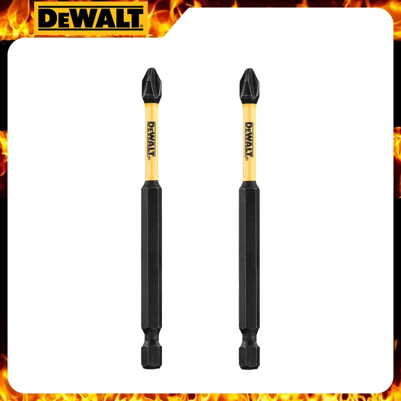 

DEWALT PH2 89MM 2PCS Impact Cross Batch Bits HSS Electric Screwdriver Drills Durable Carpentry Power Tool Accessories