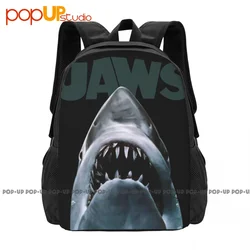 Jaws Terror In The Deep Shark Movie Backpack Large Capacity Gym Schoolbag Shopping Bag School Sport Bag