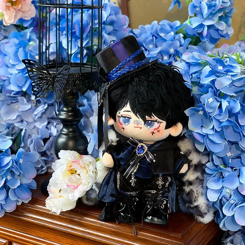 20 سنتيمتر ألعاب من نسيج مخملي ملابس دمى الأحجار الكريمة شهم زي فستان أنيق أفضل قبعة Eunuch مجموعة الرجال والنساء هدايا عيد الميلاد