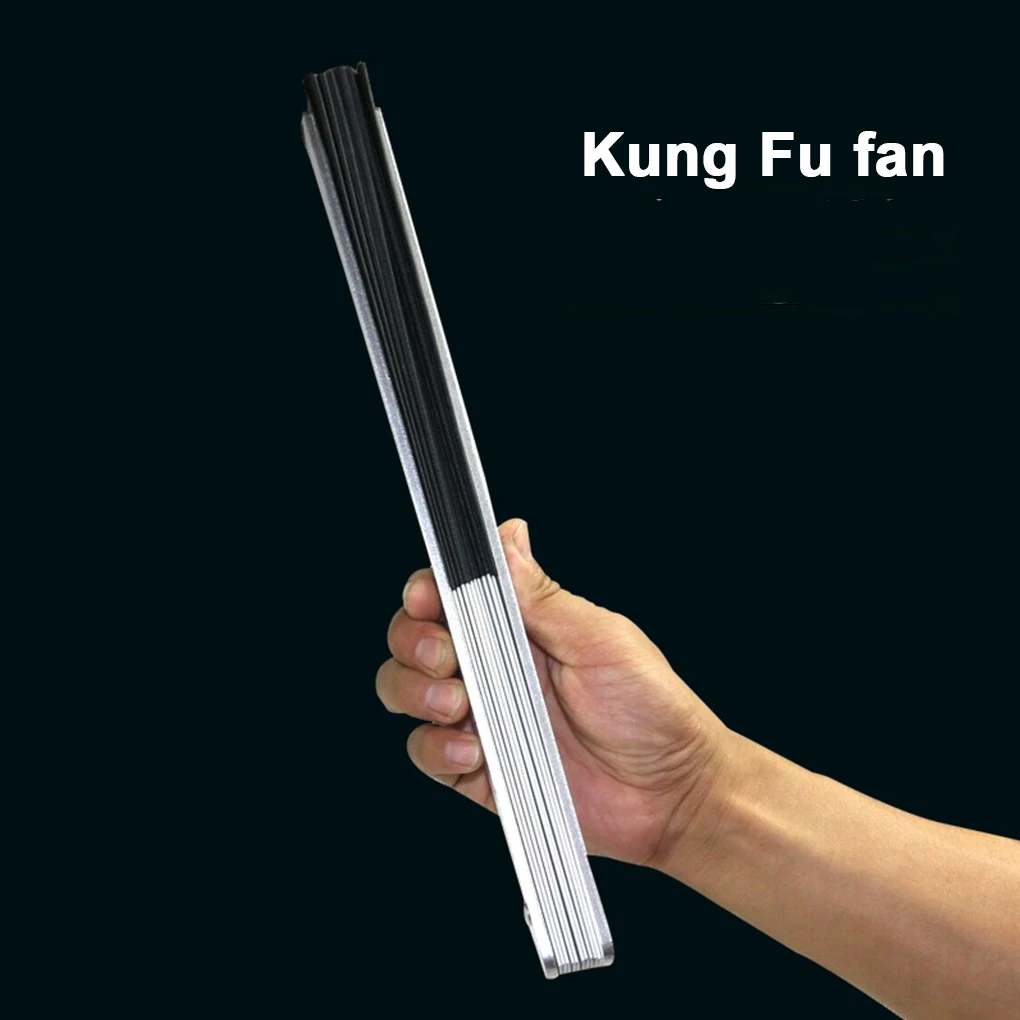 Stainless Steel Self-defense Tai Chi Fan Kung Fu Martial Arts Performance Props Square Dance Mulan Fan