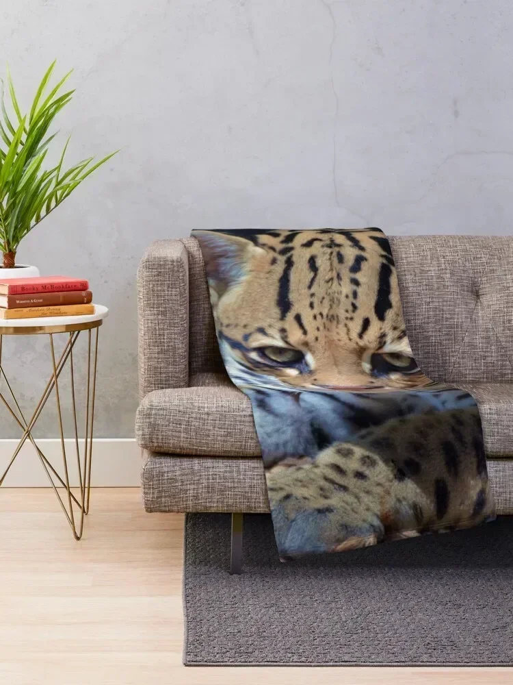 Ocelot Throw Blanket manga Moving Heavy Blankets