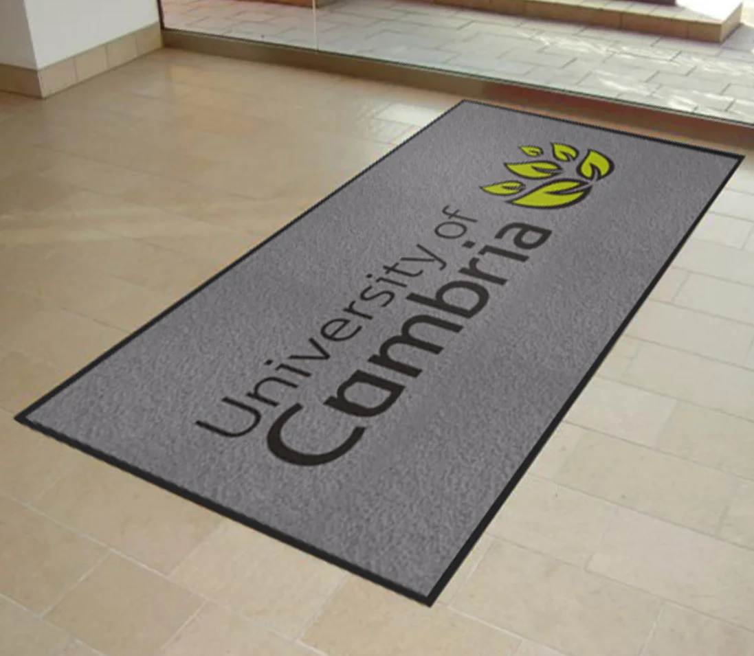 Custom Design Logo Doormats Printed Customized Advertising Floor Mat Crystal Velvet Carpet