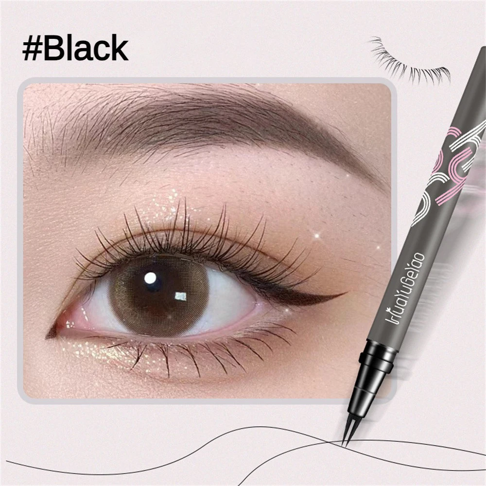 1/2/4PCS Newbie Friendly Precision Eyeliner Water Proof Double Cross Eyeliner Not Easy To Faint Animal Husbandry