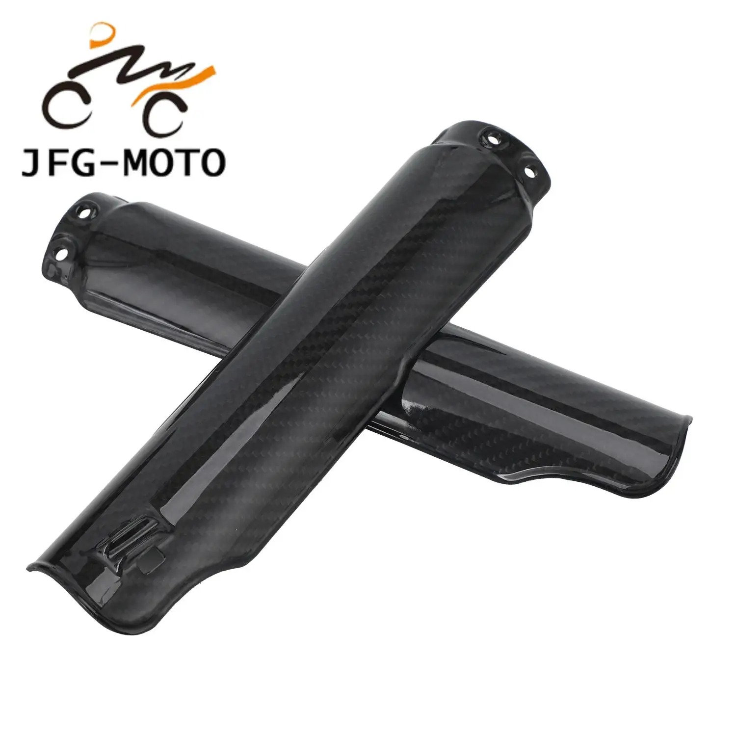 Funparts Carbon Fiber Fork Guards Cover Motorycles Parts Shock Absorber Cover For Sur-Ron Surron Light Bee X S  Electric Vehicle