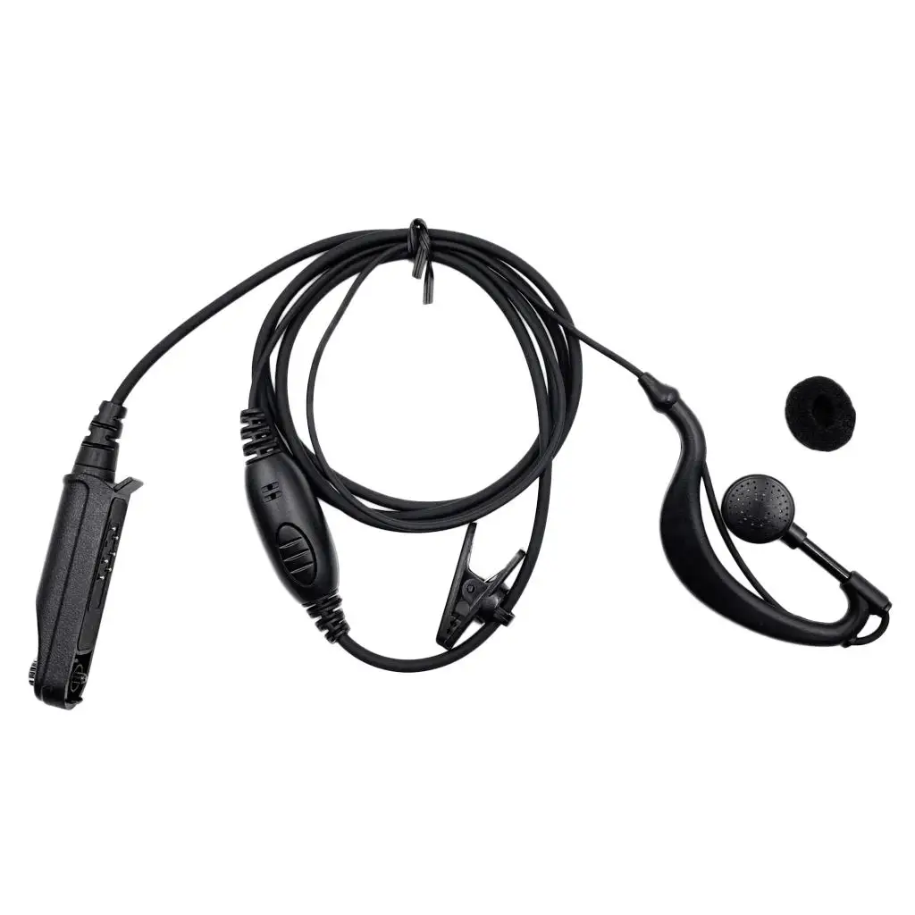 Earpiece Headset PTT for Waterproof Two Way Radio BF-9700 BF-A58 -9R