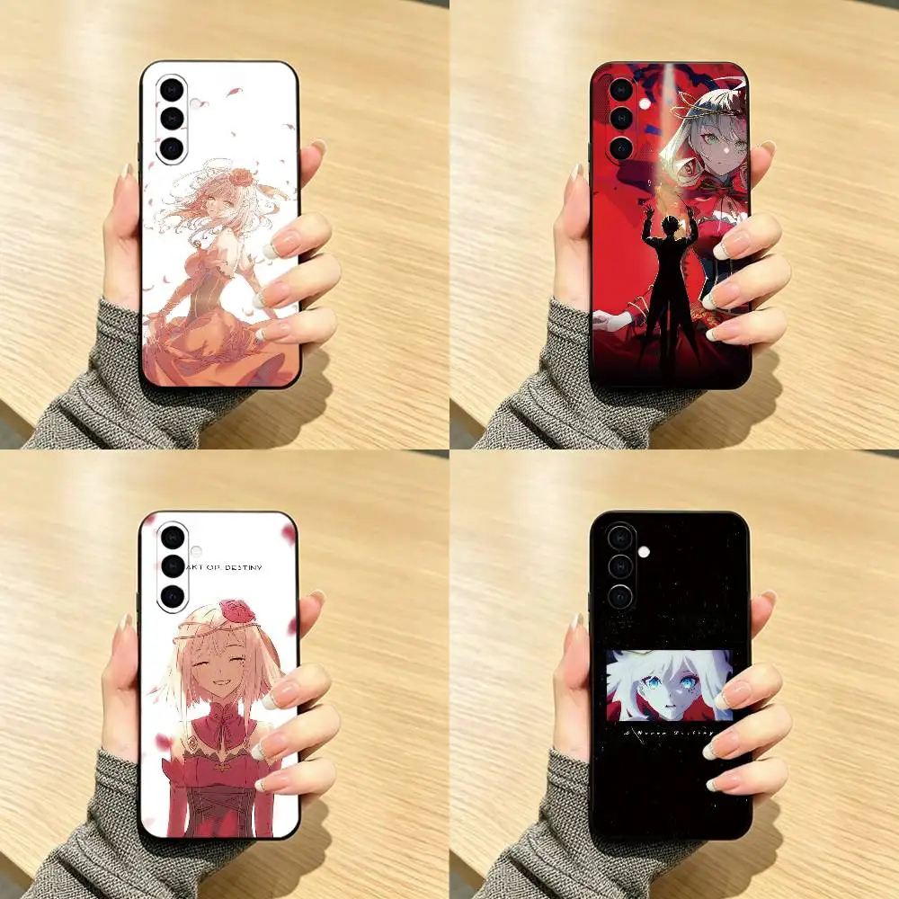 Coque de téléphone Takt Op Destiny pour Samsung Galaxy A73,A72,A71,A70,A53,A52,A51, couverture noire en Silicone souple