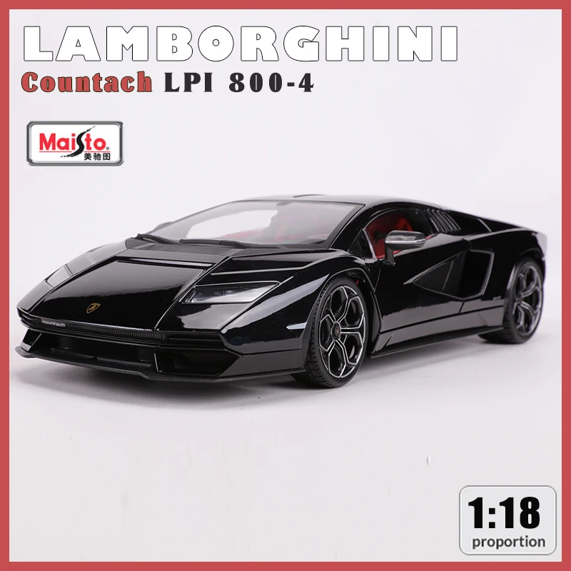 Maisto 1:18 Countach LPI 800-4 Alloy Model Car Static Metal Model Vehicles For Collectibles Gift