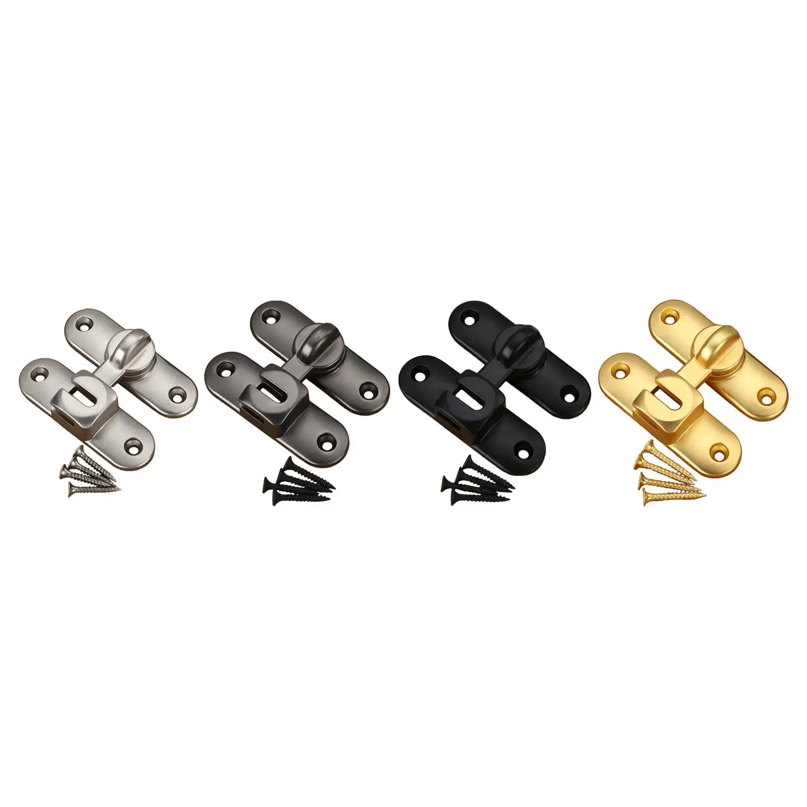 Zinc Alloy Door Lock Lathch Hardware with Screws for Garden Office Garage